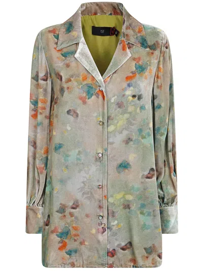 Hui Shirt Floral "floral Shirt" In Black
