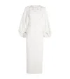 Huishan Zhang Crystal Sondra Maxi Dress In White