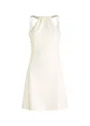 Huishan Zhang Eileen Crystal-embellished Crepe Mini Dress
