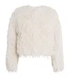 Huishan Zhang Feather Belamy Jacket In White