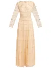 HUISHAN ZHANG GRID-EFFECT MAXI DRESS