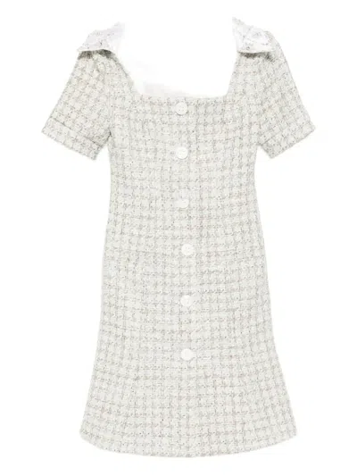 Huishan Zhang Kathleen Dress In White