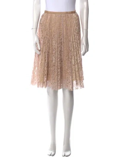 Pre-owned Huishan Zhang Knee-length Skirt In Neutral