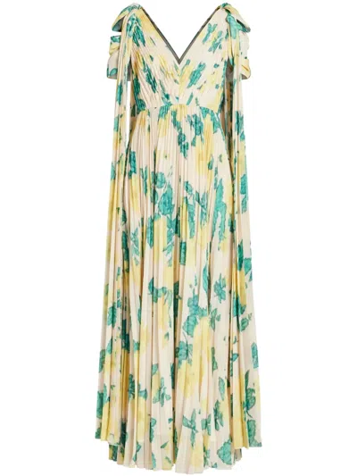HUISHAN ZHANG LEAVES-PRINT MAXI DRESS