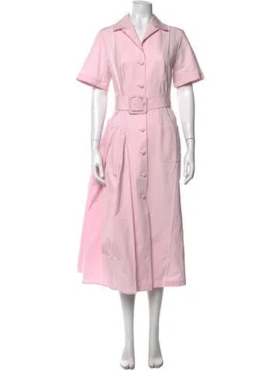 Pre-owned Huishan Zhang Long Dress In Pink