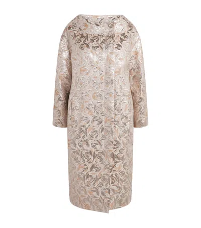 Huishan Zhang Pippa Opera Coat In Pink