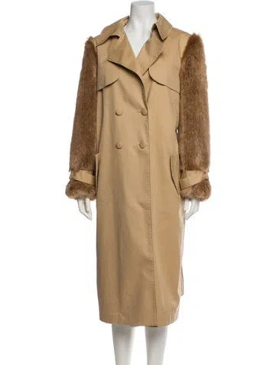 Pre-owned Huishan Zhang Trench Coat In Neutral