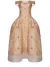 Huishan Zhang Trina Dress In Neutrals