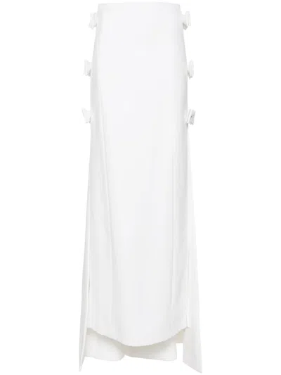 HUISHAN ZHANG SABINA FLOOR-LENGTH SKIRT - WOMEN'S - SPANDEX/ELASTANE/RECYCLED POLYESTER/VISCOSE/SILK