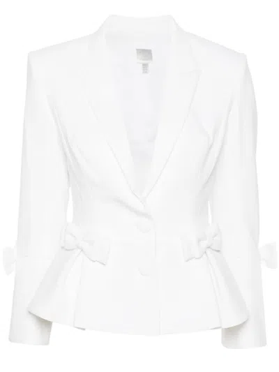 Huishan Zhang Sanna Single-breasted Blazer In White