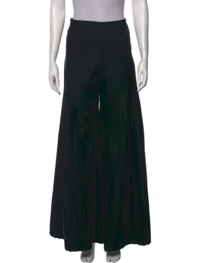 Pre-owned Huishan Zhang Wide Leg Pants In Black