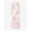 Huishan Zhang Womens Pink Eden Sequin Woven Maxi Dress In Pink