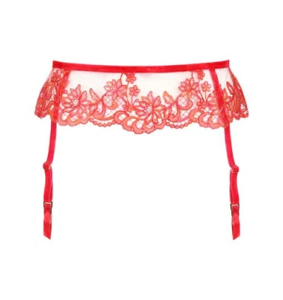 Huit Bonbon Rose Garter Belt In Pink