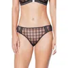 Huit Café Fleur Bikini Briefs In Black