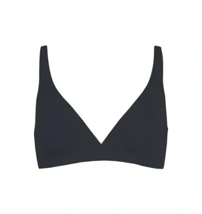 Huit Coton Bio Bralette In Black