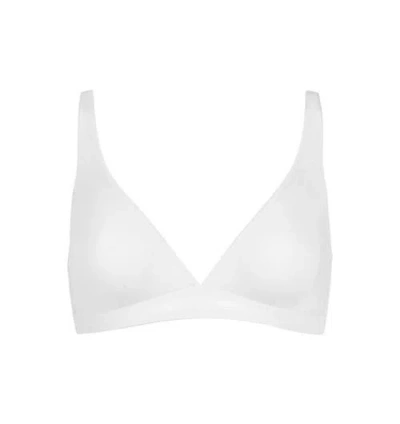 Huit Coton Bio Bralette In White