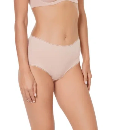 Huit Coton Bio High Waisted Bikini In Pink