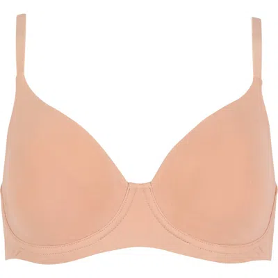Huit Coton Bio Underwire Bra In Neutral