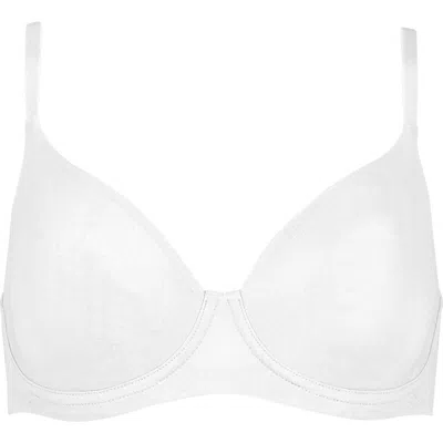 Huit Coton Bio Underwire Bra In White