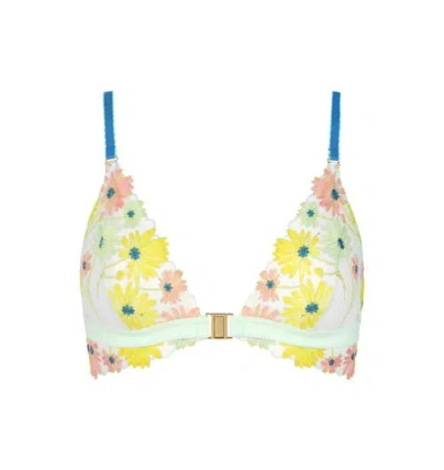Huit Dance Des Fleurs Bralette In Green