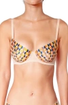 HUIT HUIT DECO DOTS UNDERWIRE BALCONETTE BRA