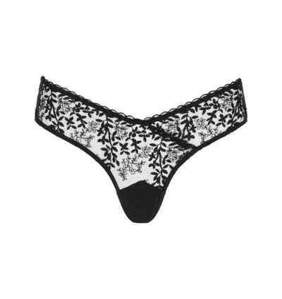 Huit Desir Lace Tanga In Black