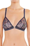 HUIT INSOUCIANTE EMBROIDERED MESH BRA