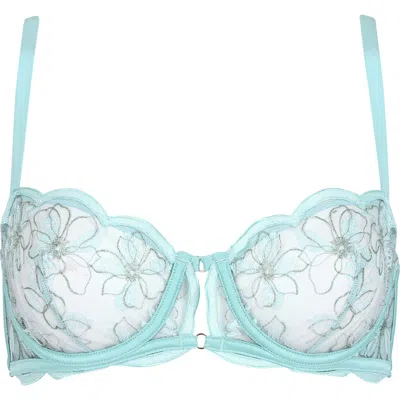 Huit Lettre D'amour Underwire Bra In Blue