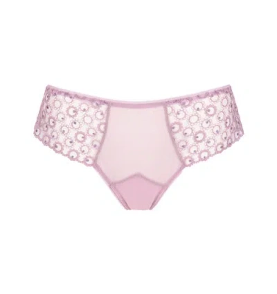 Huit Magique Lace Tanga In Purple