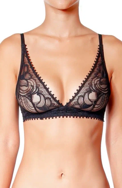 Huit Nuit Folles Bralette In Black