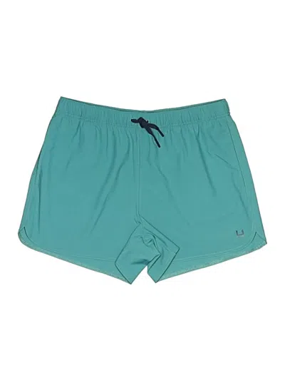 Pre-owned Huk Athletic Shorts In Teal