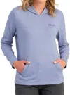 Huk Coldfront Pullover Hoodie In Lightning Sky In Multi