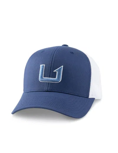 Huk Men's  Barb U Trucker Adjustable Hat In Blue