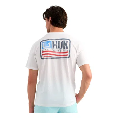 Huk Men's  Born Wave T-shirt In White