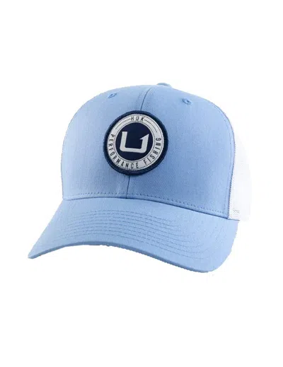 Huk Men's  Circle Change Trucker Adjustable Hat In Blue