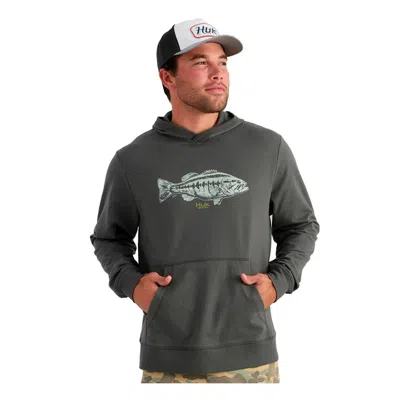Huk Men's  Edisto Kc Back To Basics Terry Hoodie In Gray