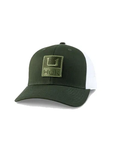Huk Men's  'd Up Trucker Adjustable Hat In Green