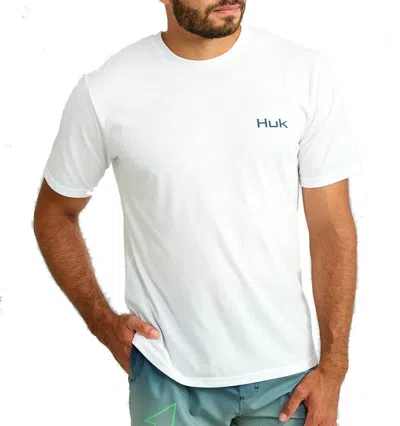 Huk Men's  Kc Badge T-shirt In White
