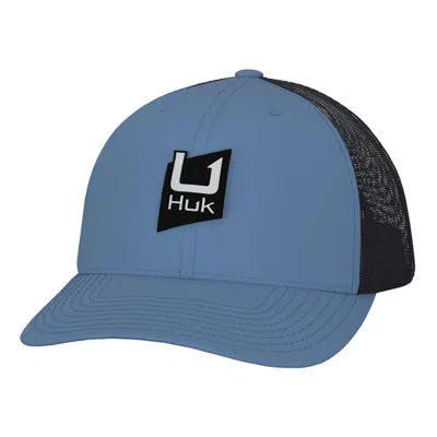 Huk Men's  Performance Trucker Adjustable Hat In Blue