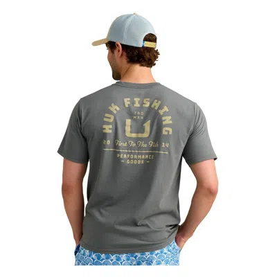 Huk Men's  Pocket T-shirt In Gray