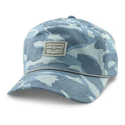 Huk Men's  Printed Unstructured Hat In Blue