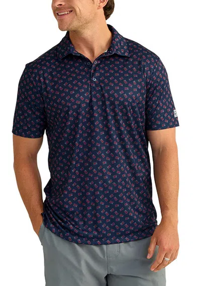 Huk Men's  Pursuit Performance Button Up Shirt In Blue