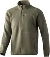 Huk Men's Waypoint Fleece 1/2 Zip Jacket In Moss In Pink