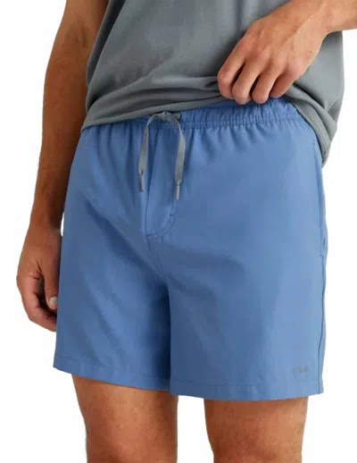 Huk Pursuit Volley Shorts In Quiet Harbor In Multi