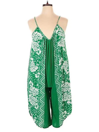 Pre-owned Hula Bay Romper In Green