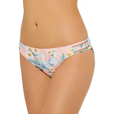 Hula Honey Juniors Womens Floral Strappy Swim Bottom Separates In Multi