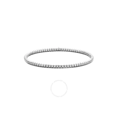 Hulchi Belluni 23302x18-w 18k Wg Bracelet Matte In Metallic