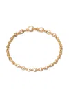 Hum 18kt Yellow Gold Link Bracelet In Gold