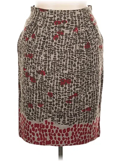Pre-owned Huma Blanco Casual Skirt In Brown