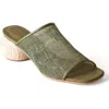 Huma Blanco Milla Natural Jute Slide Sandal In Olive Jute